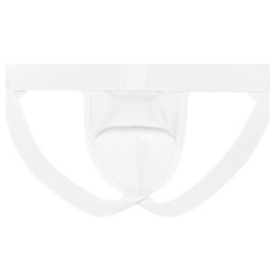 Taille XL  -  Jockstrap Sexy Fun Woh Blanc