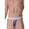 Taille XL  -  G-String Sexy Fun Woh Rainbow