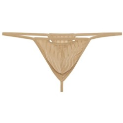 Taille M  -  G-String Personal Allure Woh Beige