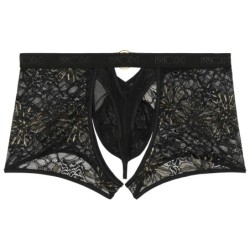 Taille L  -  Boxer String Pure Seduction Woh Noir