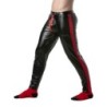 Taille S  -  Pantalon avec Zip Brut Noir-Rouge