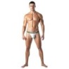 Taille M  -  Jockstrap GI ARMY Kaki-Blanc