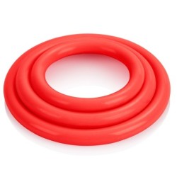 Tri-Rings Cockring Rouge