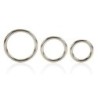 Lot de 3 cockrings en métal Silver Ring 32 à 50mm
