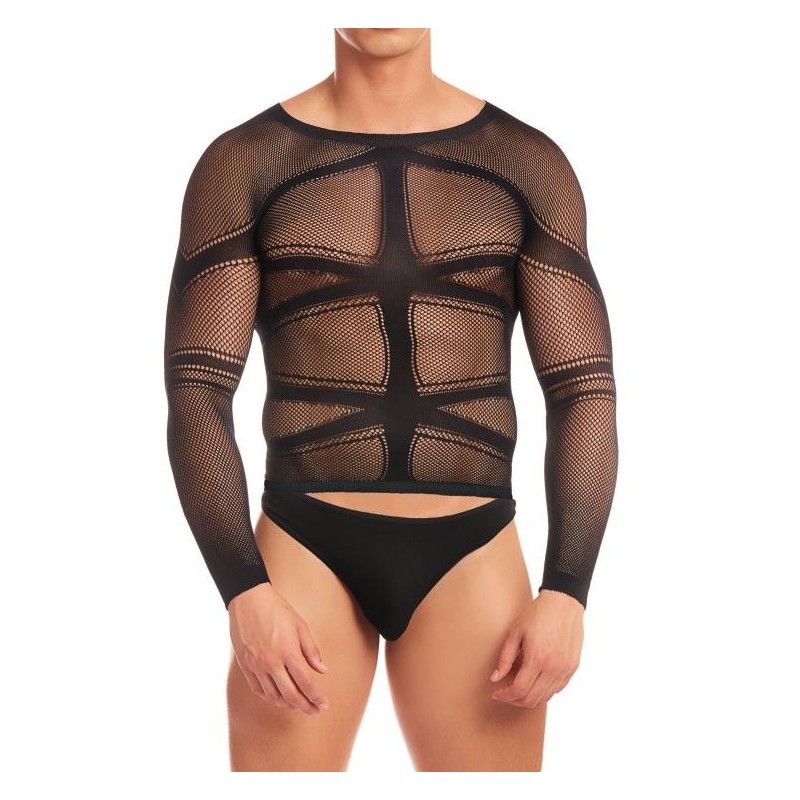 Ensemble Cam Boy 2 Pièces Noir Taille S/M