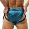 Taille M  -  Short avec Jock Slit Bleu