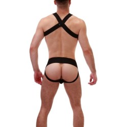 Harnais élastique Matt Noir