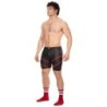 Taille XL     Short Nuru Noir-Rouge