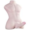 Masturbateur Buste avec Pénis articulé Big Torso Sexe de 18cm
