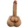 Masturbateur Big Dick Hole Anus et Pénis flexible 18 x 4cm