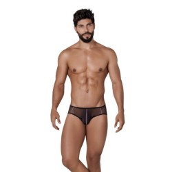 Taille M  -  Jockstrap transparent Hunch Noir-Violet