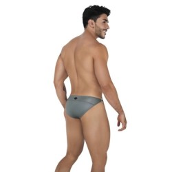 Taille L  -  Slip effet mouillé GLACIER Gris-Vert