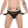 Taille XL  -  Jockstrap Mario Noir