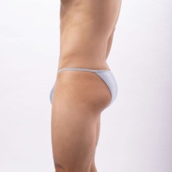 Taille L  -  Tanga Show Bello Argenté