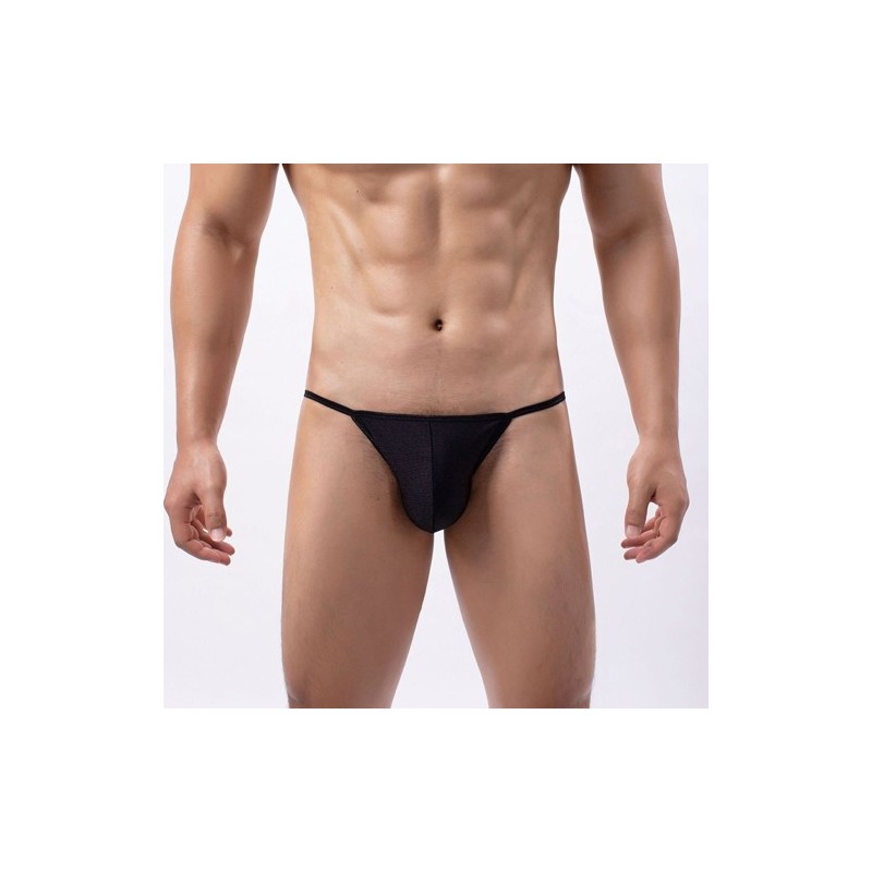 Taille XXL  -  Tanga Show Bello Noir