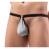 Taille L  -  String Mini Stretch Gris