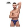 Taille L/XL  -  Thong DIAMOND MESH Bleu