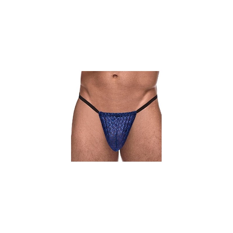Taille   -  String DIAMOND MESH Bleu