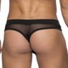 Taille L/XL  -  String avec étui pénien HOSE THONG Noir