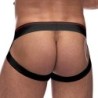 Taille S/M  -  Jockstrap RETRO SPORT Noir-Rouge