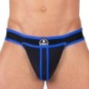 Taille XL  -  Jockstrap Shell Noir-Bleu