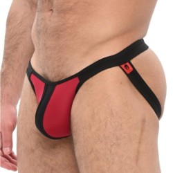 Taille M  -  Jockstrap Troy Bordeaux-Noir