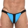 Taille L  -  Jockstrap Troy Bleu-Noir