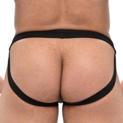 Taille XL  -  Jockstrap Troy Bleu-Noir