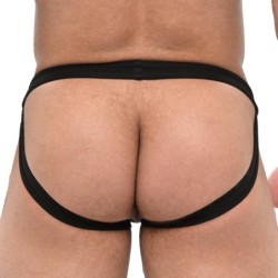 Taille S  -  Jockstrap Troy Rose-Noir