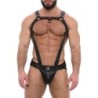 Taille S/M  -  Ensemble Jock et Harnais Army Noir