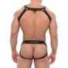 Taille S/M  -  Ensemble Jock et Harnais Army Noir