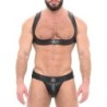 Taille S/M  -  Ensemble Jock et Harnais Ulisse Noir