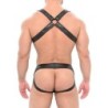 Taille S/M  -  Ensemble Jock et Harnais Ulisse Noir