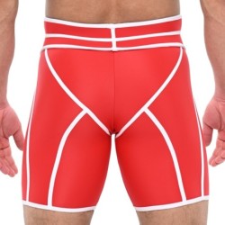 Taille XL  -  Boxer long Andromeda Rouge