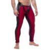 Taille L  -  Pantalon Perseo Noir-Bordeaux