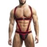 Taille L/XL  -  Jock-Harnais Penelope Noir-Rouge