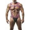 Taille L/XL  -  Jock Harnais Peplo Noir-Rose
