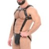 Taille S/M  -  Ensemble Jock et Harnais Katerpillar Noir