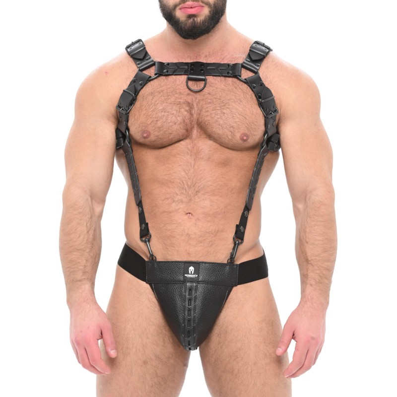 Taille L/XL  -  Ensemble Jock et Harnais Katerpillar Noir