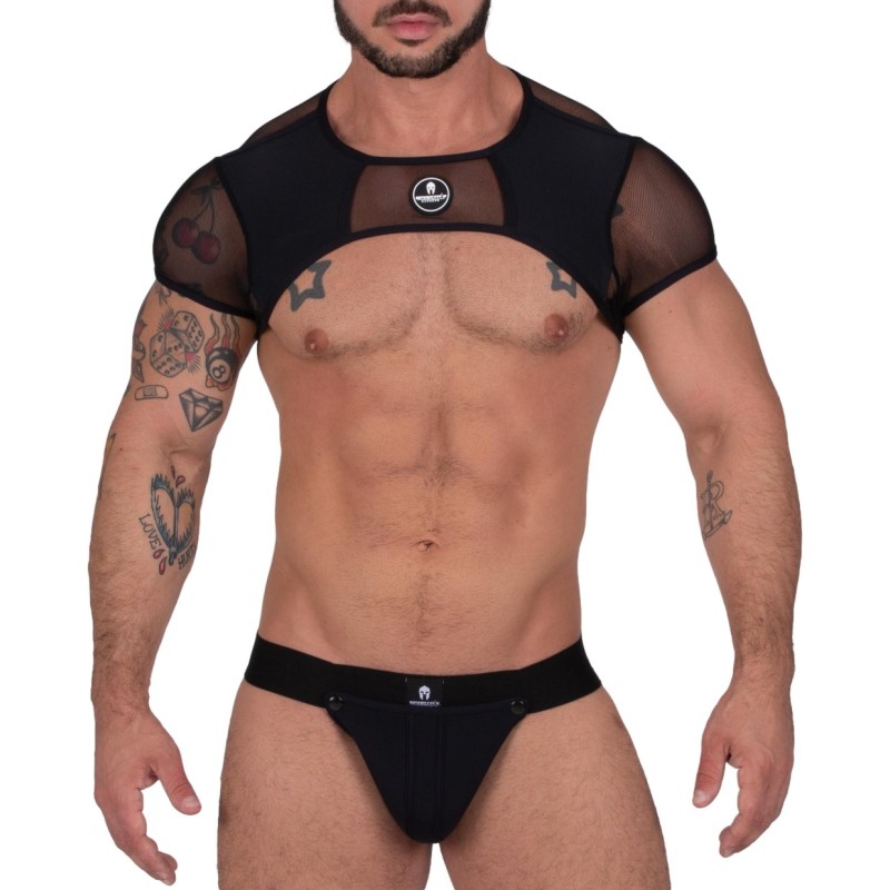 Taille L  -  Ensemble Jock et Top Freedom Noir