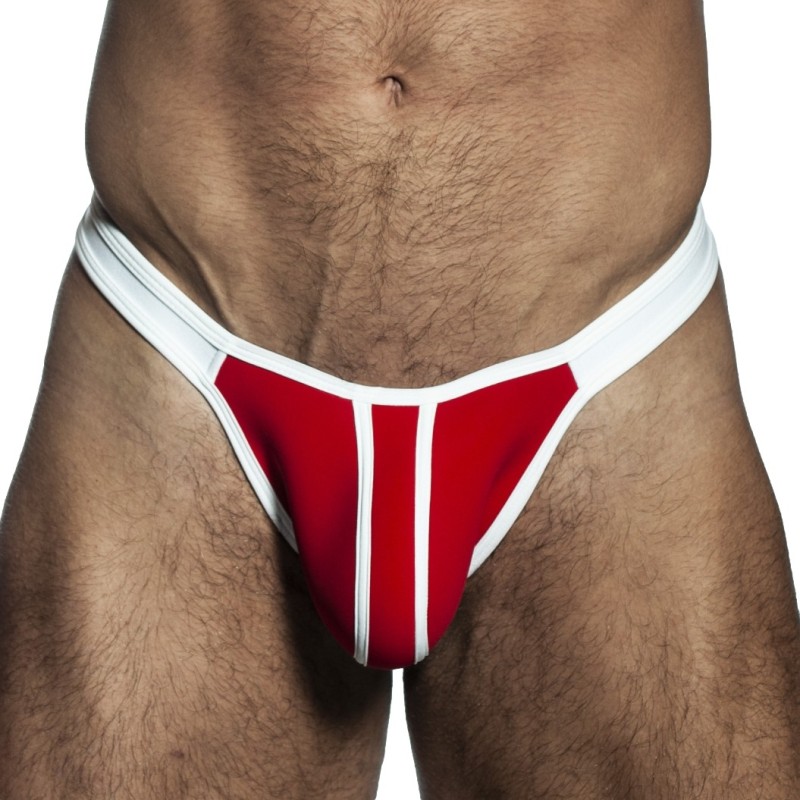 Taille XL  -  String Néoprène Troy Rouge