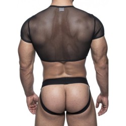 Taille L  -  Jockstrap + Top Artemide Noir-Rose