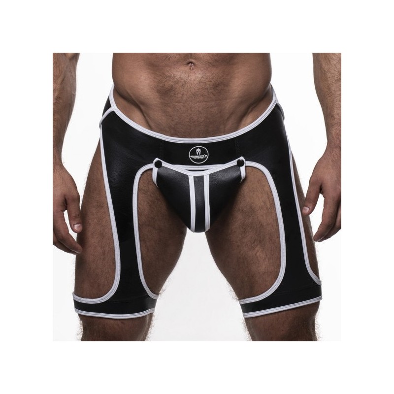 Taille XL  -  Backless Snax Noir-Blanc