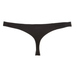 Taille M  -  String DOUBLE HOLE Noir