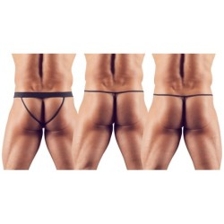 Taille   -  Lot de 3 strings JOY Noirs