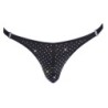 Taille XL  -  String avec strass brillants ARTEMIS Noir