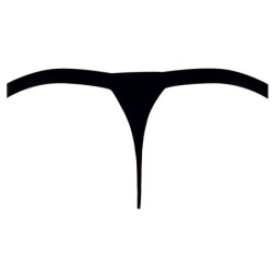 Taille XL  -  String avec strass brillants ARTEMIS Noir