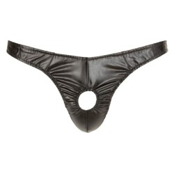 Taille M  -  String OPEN PUSH Noir