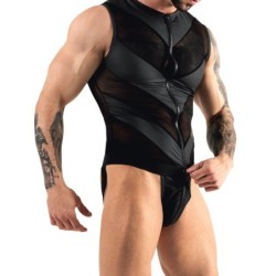 Taille M  -  Body Jock PLAYSUIT MEN Noir