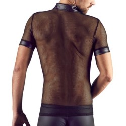 Taille S  -  T-shirt sexy NET MEN Noir